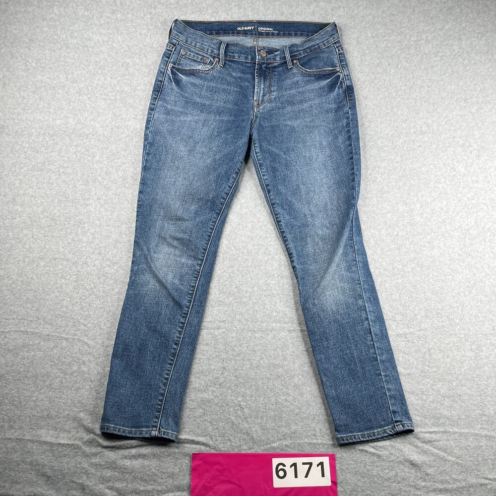 Old Navy Original Mid Rise Denim Jeans Womens Size 6 Short Casual